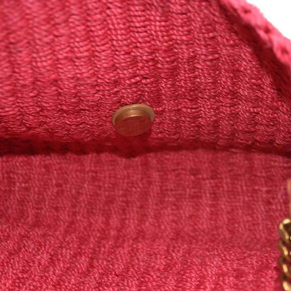 Saint Laurent ﻿Medium Kate Raffia Shoulder Bag Pink Glo - Picture 15 of 15